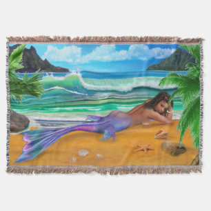 Enchanted Mermaid Throw Blanket