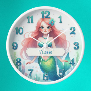 Enchanted Mermaid Time Clock