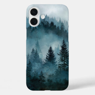 Enchanted Midnight Blue Forest  iPhone 16 Plus Case