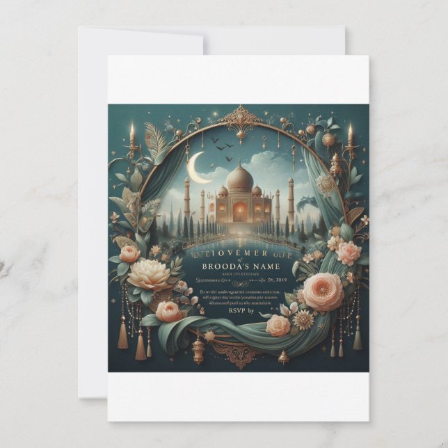 Enchanted Moments: A Night to Remember" Invitation (Front)