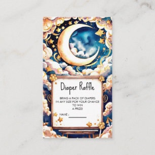 Enchanted Moon Celestial Baby Shower Enclosure Card