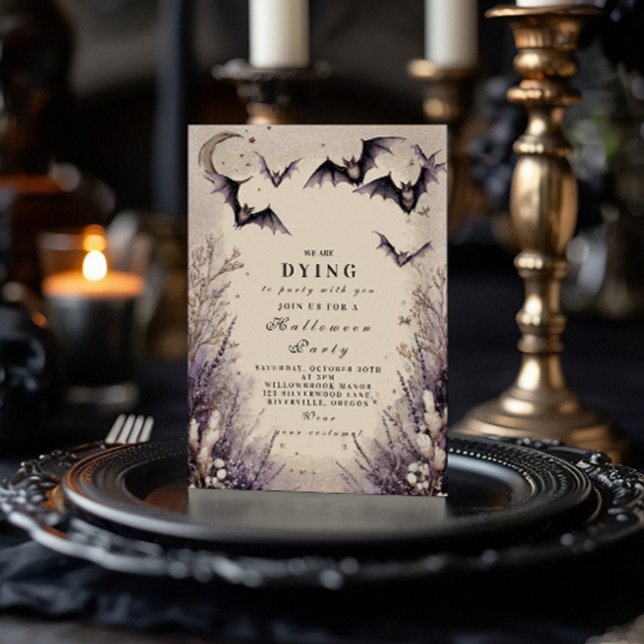 Enchanted Moonlight Halloween Party Invitation (Creator Uploaded)