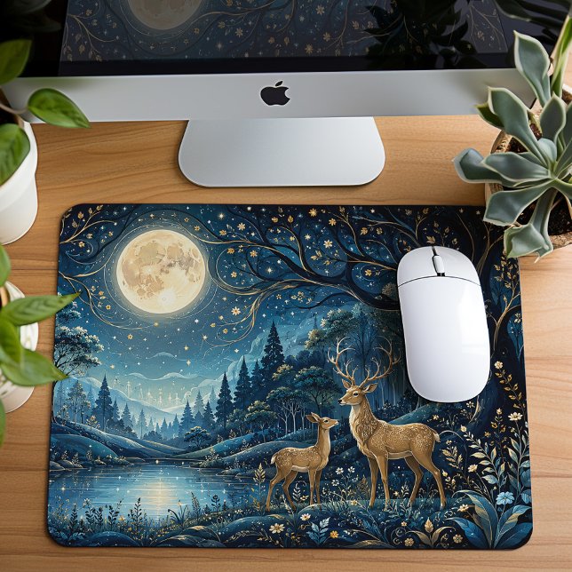 Enchanted Moonlit Zen Garden Mouse Mat (Creator Uploaded)