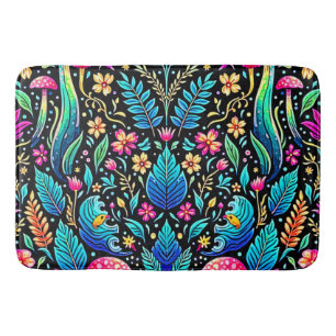 Enchanted Mushroom Forest Dream Bath Mat