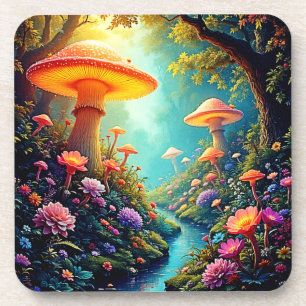 Enchanted Mushroom Forest Dream Coaster