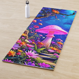 Enchanted Mushroom Forest Yoga Mat