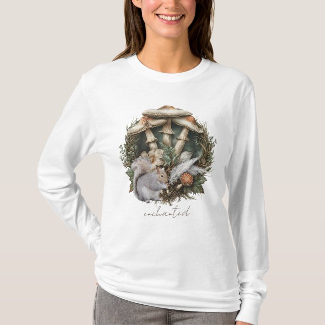Enchanted Mushrooms  T-Shirt (Front)