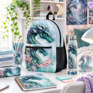 Enchanted Mythical Creature Printed Backpack