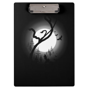 Enchanted Night Forest Clipboard