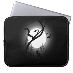 Enchanted Night Forest Laptop Sleeve