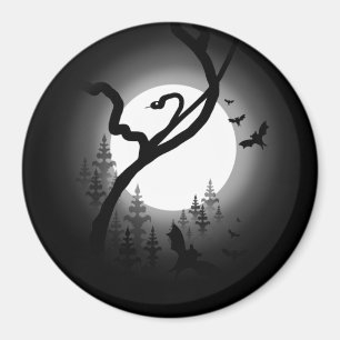Enchanted Night Forest Magnet