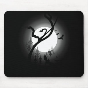 Enchanted Night Forest Mouse Mat