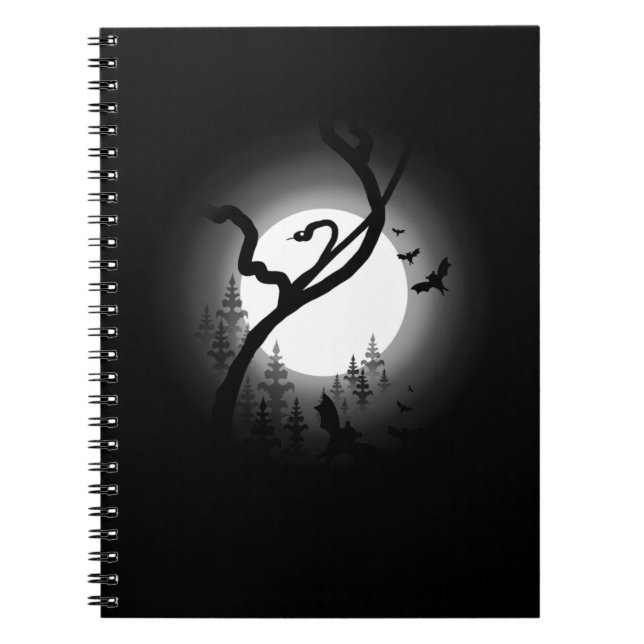 Enchanted Night Forest Notebook (Front)