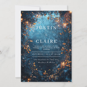 Enchanted Night Sky Wedding Invitation
