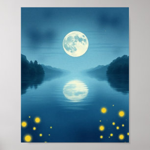 Enchanted Nocturne: A Hyper-Realistic Vision Poster