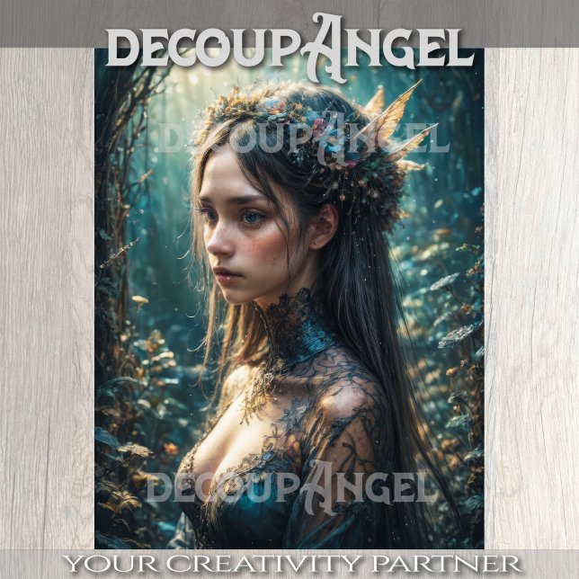 Enchanted Nymph- Decoupage - Tissue Paper (Creator Uploaded)