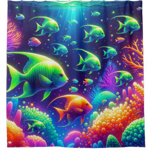  “Enchanted Ocean Whimsy”  Shower Curtain
