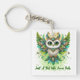 Enchanted Owl Queen Key Ring