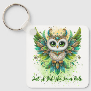 Enchanted Owl Queen Key Ring