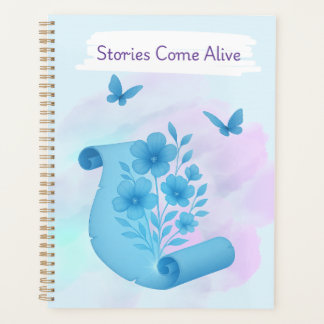 Enchanted Papyrus– Flowers & Butterflies Design Planner