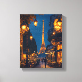 Enchanted Paris: 3 Canvas Print