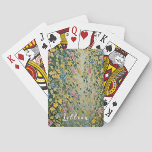 Enchanted Passage: Pastel Secret Garden Playing Cards