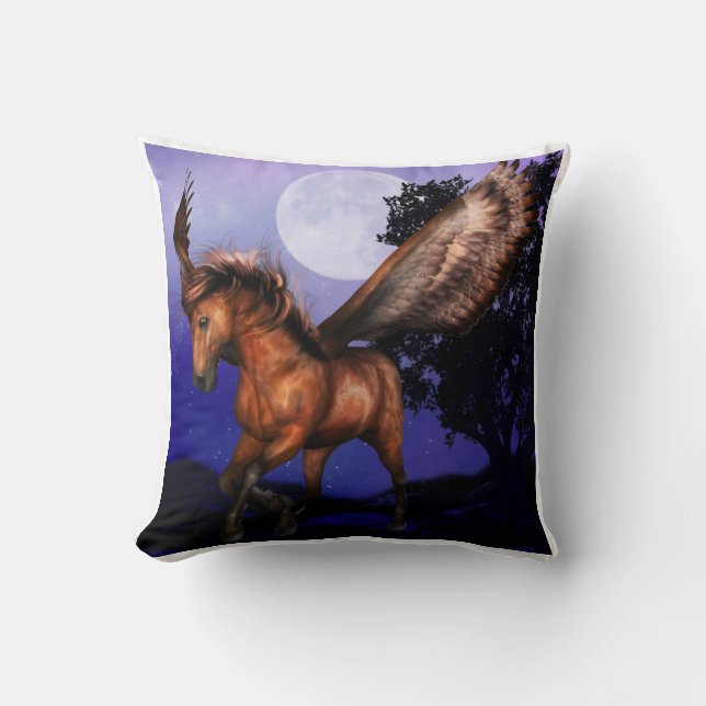Enchanted Pegasus Pillow (Front)