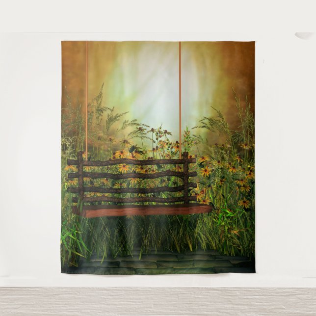 Enchanted Photo Backgrounds Tapestry (Front)