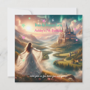 Enchanted Princess Birthday Party Invitation
