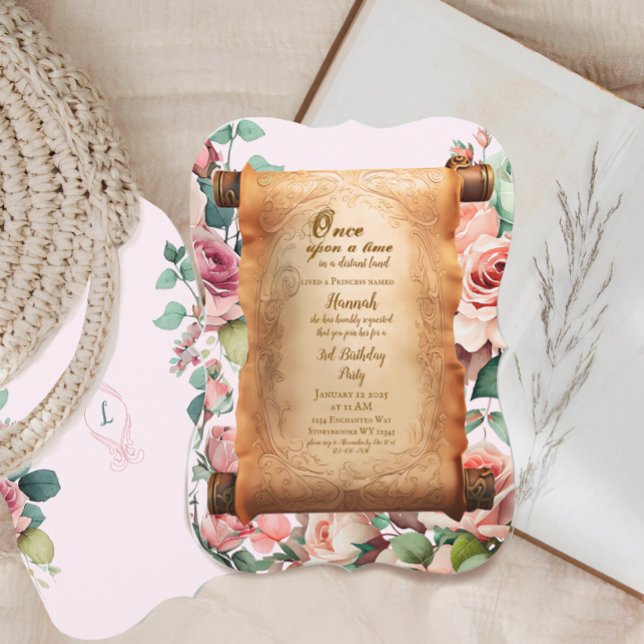 Enchanted Princess Fairytale Third Invitation (Creator Uploaded)