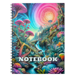 Enchanted Psychedelic Dreamscape Notebook