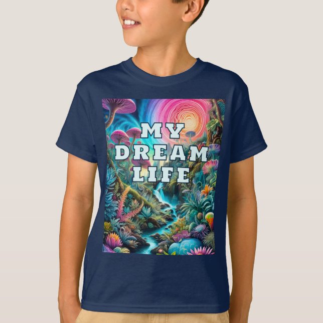 Enchanted Psychedelic Dreamscape T-Shirt (Front)