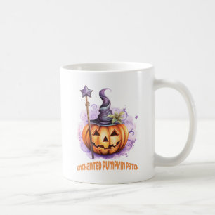Enchanted Pumpkin Patch – Cute Jack-o’-Lantern Coffee Mug