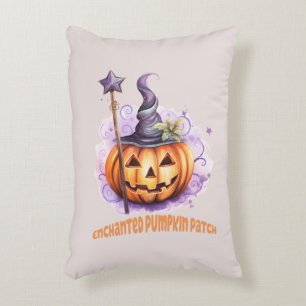 Enchanted Pumpkin Patch – Cute Jack-o’-Lantern Decorative Cushion