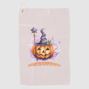 Enchanted Pumpkin Patch Golf Towel