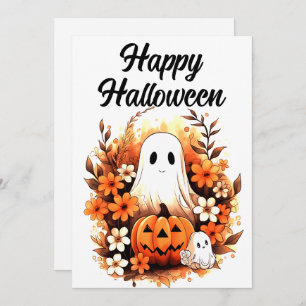 Enchanted Pumpkin Patch Holiday Card