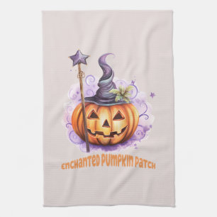 Enchanted Pumpkin Patch Tea Towel