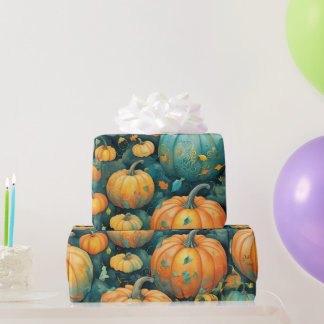 Enchanted Pumpkin Patch Wrapping Paper
