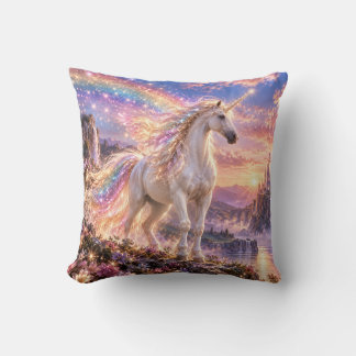 Enchanted Rainbow Unicorn Cushion
