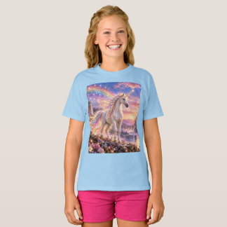 Enchanted Rainbow Unicorn Kids T-Shirt