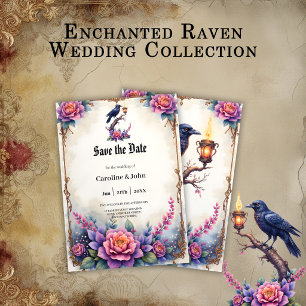 Enchanted Raven Wedding Collection Save The Date