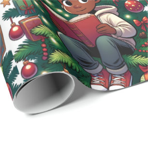 Enchanted Reading -Christmas Wrapping Paper