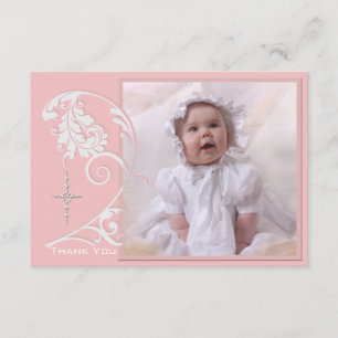 Enchanted Religious Photo Thank You Card