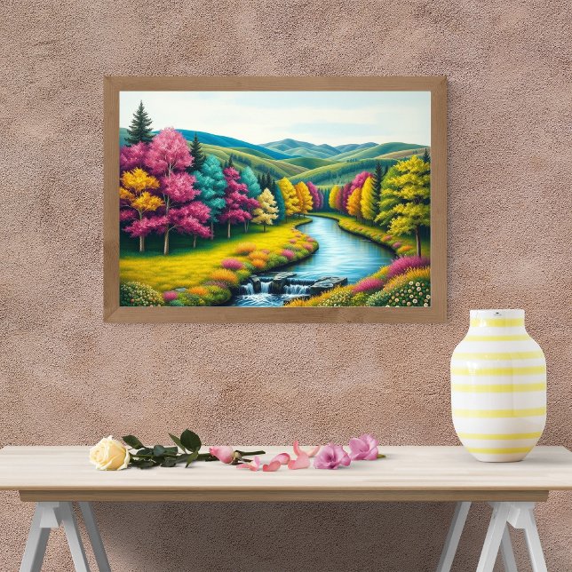 Enchanted River Valley Poster (Creator Uploaded)