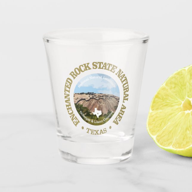 Enchanted Rock SNA Shot Glass (Front)