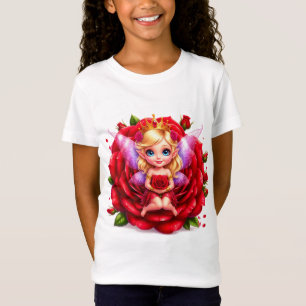 Enchanted Rose Fairy For Fantasy Lovers T-Shirt