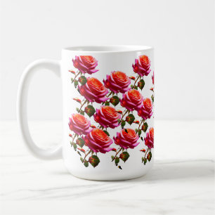 "Enchanted Rose Garden Mug – Sip Elegance Every Mo