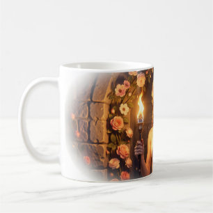 Enchanted Rose Princess Portrait Art Mug