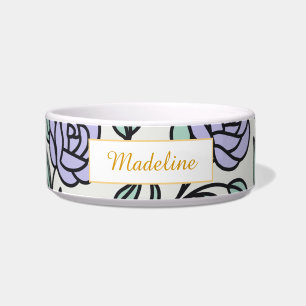 Enchanted Roses Manor Ceramic Pet Bowl