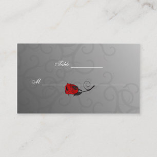 Enchanted Roses Place Cards Business Card